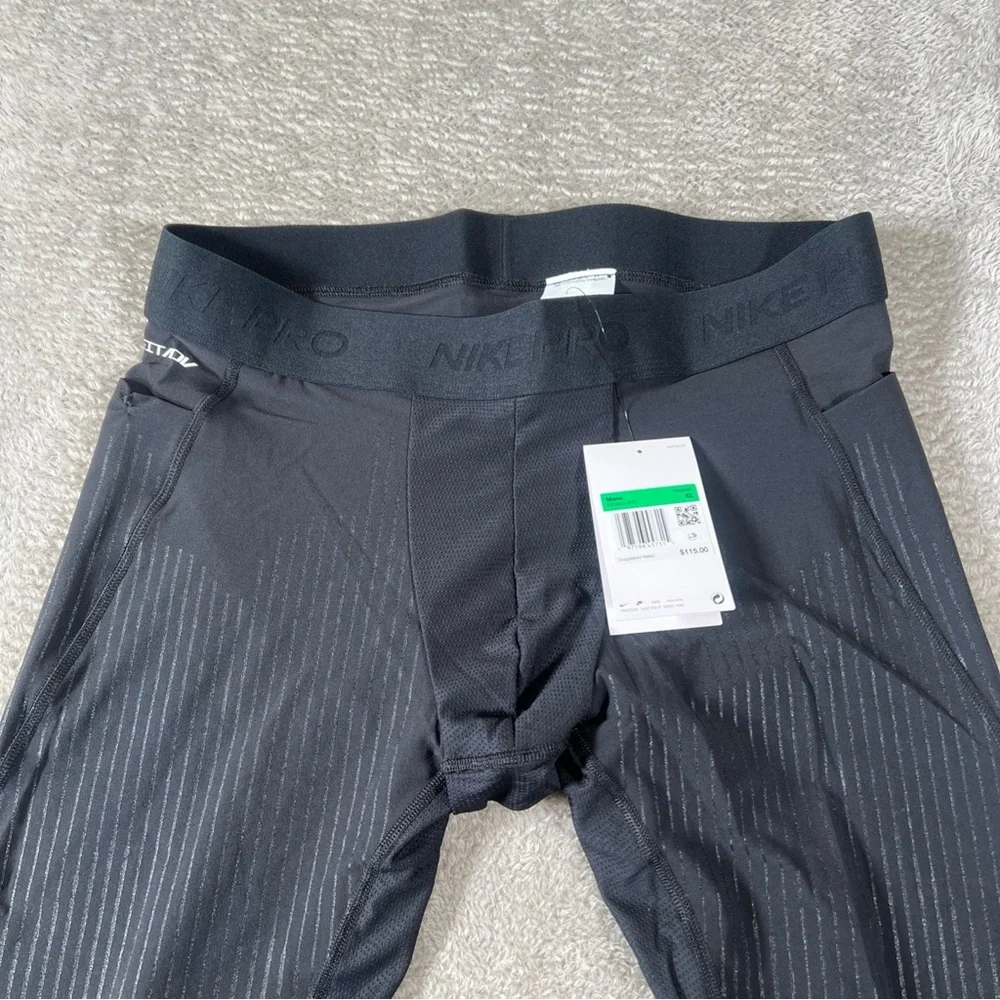Nike Dri-FIT Pro Recovery ADV  Fitness Tights‎ Pants Black New W/Tags Men’s XL